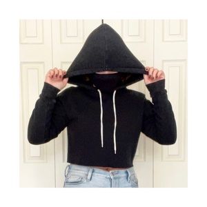 Wild Fable black cropped hoodie